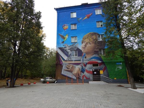 Модельные библиотеки Златоуста украсили яркие тематические муралы