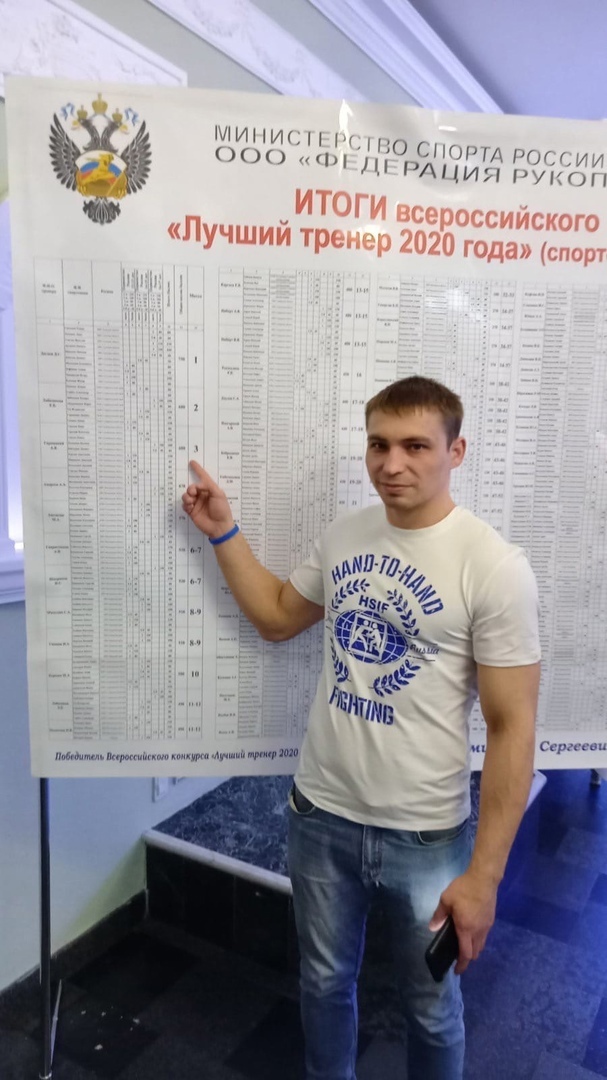 Златоустовский тренер по рукопашному бою вошел в ТОП-3 лучших тренеров страны