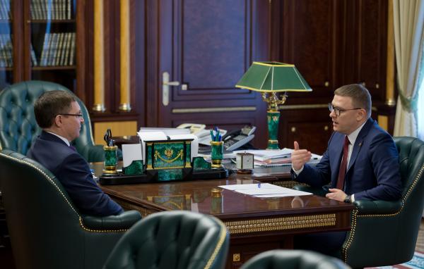 Владимир Якушев и Алексей Текслер провели рабочую встречу