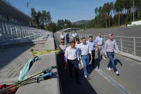 В Златоустовском городском округе была проведена инспекция строительства спортивных объектов