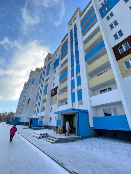 В Златоусте подходит к завершению строительство многоэтажки в рамках нацпроекта «Жилье и городская среда»