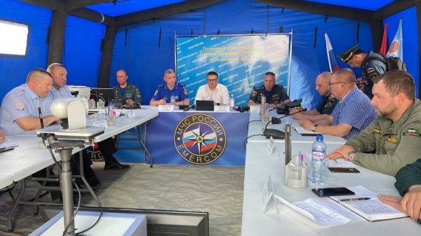 Алексей Текслер совместно с  руководством  МЧС России  провел оперштаб по ситуации в Карталинском районе