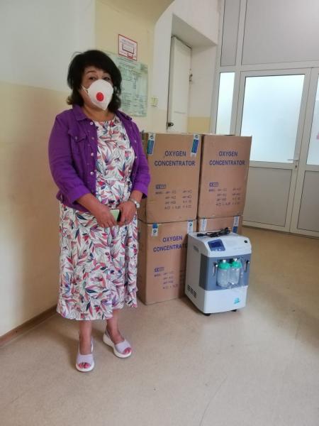 Госпитальная база Златоуста пополнилась дополнительными кислородными концентраторами